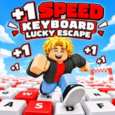 Play +1 Speed Keyboard Lucky Escape game