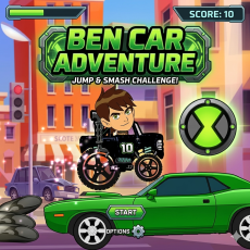 Play Ben Car Adventure now!