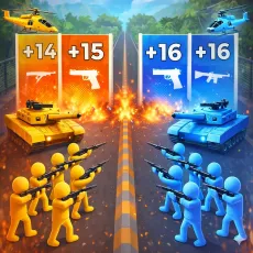 Build Your Army 3D game Play Build Your Army 3D game