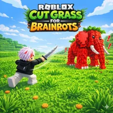 Cut Grass for Brainrots game Play Cut Grass for Brainrots game