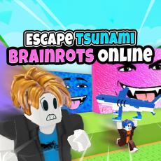 Play Escape Tsunami Brainrots Online now!