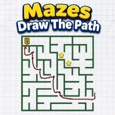 Mazes Draw The Path game Play Mazes Draw The Path game