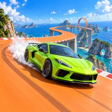 Play Mega Ramp Car Stunts GT Racing now!
