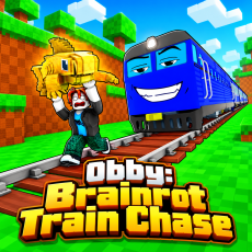 Play Obby: Brainrot Train Chase now!